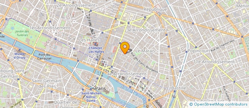 localisation de l'entreprise BAG FASHION à PARIS