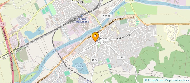 localisation de l'entreprise BAG IMMOBILIER à BEAUMONT-SUR-OISE