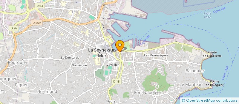 localisation de l'entreprise BAG IMMOBILIER à LA SEYNE-SUR-MER