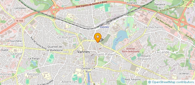 localisation de l'entreprise BAG'IN VANNES  VANNES