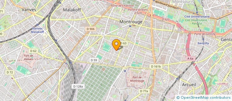 localisation de l'entreprise BAG PRO à MONTROUGE