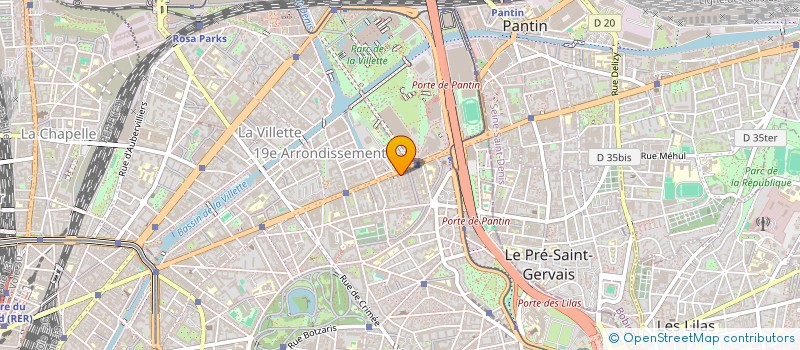 localisation de l'entreprise BAG TISSUS  PARIS