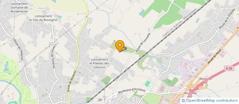 localisation de l'entreprise BAG TRANS à MONTAUBAN