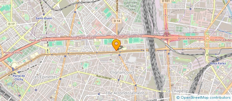 localisation de l'entreprise BAG-VAL  PARIS 18