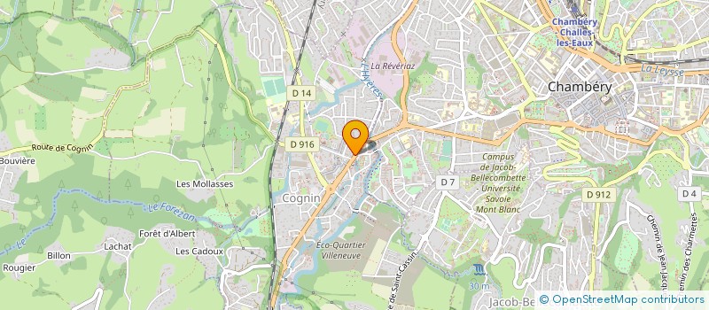 localisation de l'entreprise BAGA  COGNIN