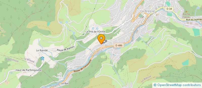 localisation de l'entreprise BAGA  SAULXURES-SUR-MOSELOTTE