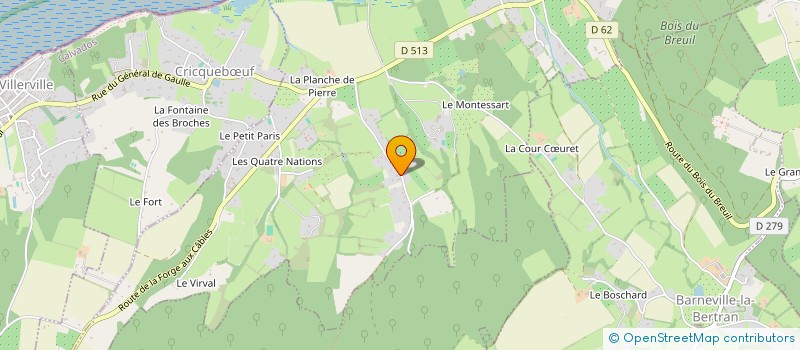 localisation de l'entreprise BAGAAM  PENNEDEPIE