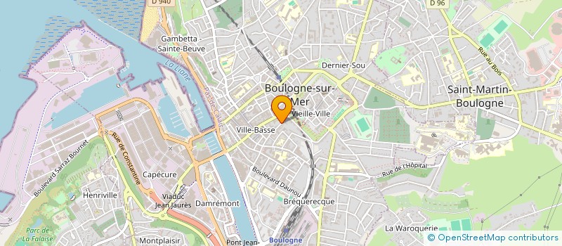 localisation de l'entreprise BAGAD AN ALARC'H BOULOGNE SUR MER à BOULOGNE-SUR-MER