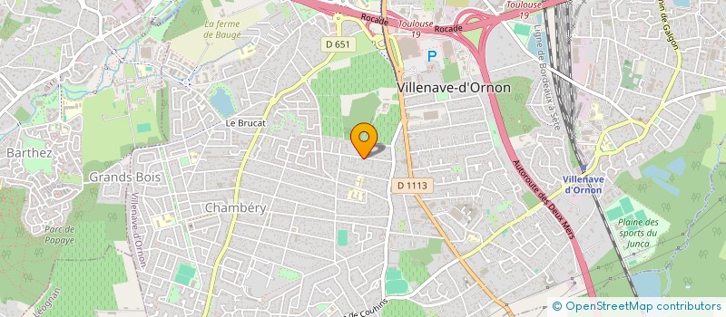 localisation de l'entreprise BAGAD DE BORDEAUX PORZH AL LOAR  VILLENAVE-D'ORNON