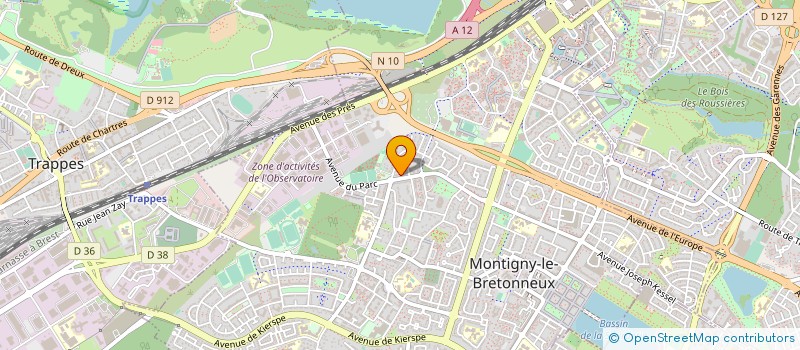 localisation de l'entreprise BAGAD DE ST QUENTIN -EN-YVELINES à MONTIGNY-LE-BRETONNEUX