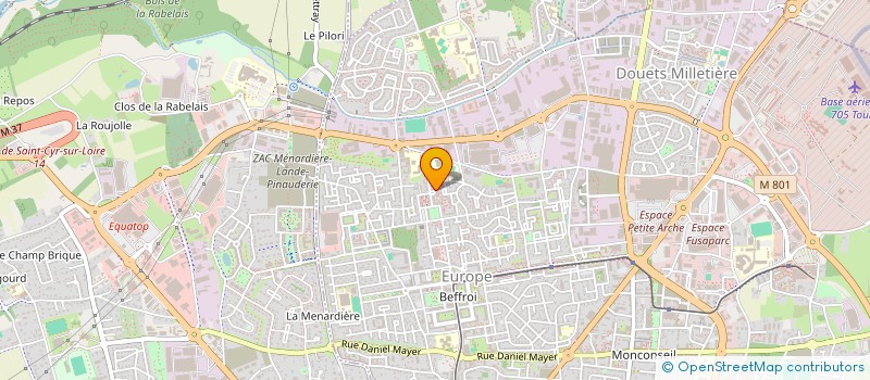 localisation de l'entreprise BAGAD DE TOURS BRO TURON  TOURS