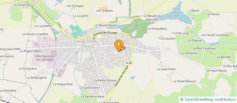 localisation de l'entreprise BAGAD DOR VRAS  ARGENTRE-DU-PLESSIS