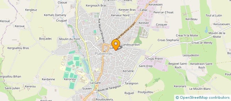 localisation de l'entreprise BAGAD PAYS DES ABERS à PLABENNEC