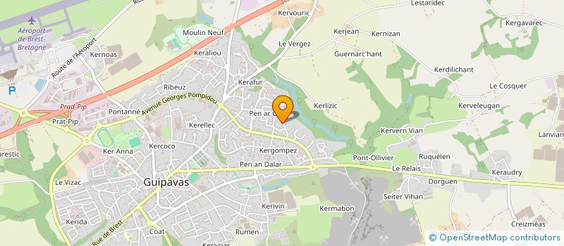 localisation de l'entreprise BAGAD PLOUGASTELL - MOUEZ AR MOR  PLOUGASTEL-DAOULAS