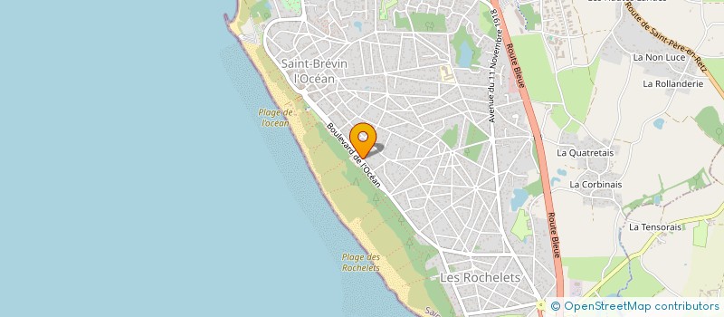 localisation de l'entreprise BAGADIE HOLDING à SAINT-BREVIN-LES-PINS