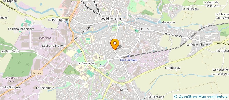 localisation de l'entreprise BAGAN à LES HERBIERS