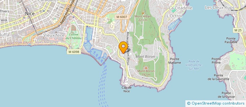 localisation de l'entreprise BAGANA à NICE