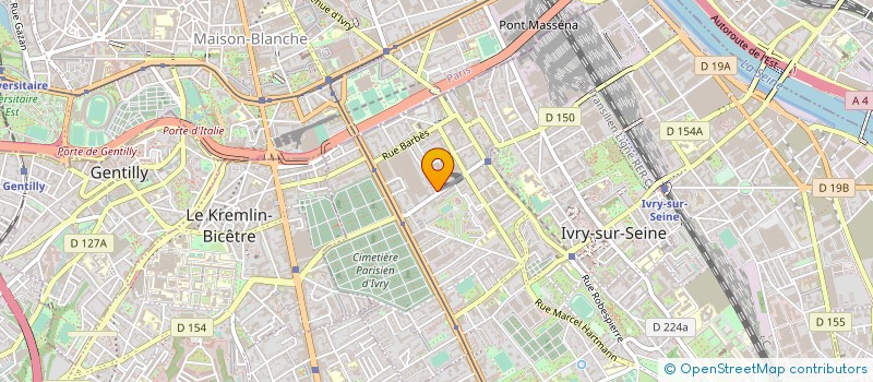 localisation de l'entreprise BAGAPAIN  IVRY-SUR-SEINE