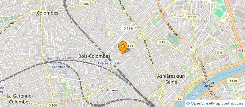 localisation de l'entreprise BAGAR à BOIS-COLOMBES