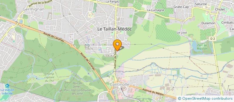 localisation de l'entreprise BAGARI QUERE GARCIA ORIOL  LE TAILLAN MEDOC