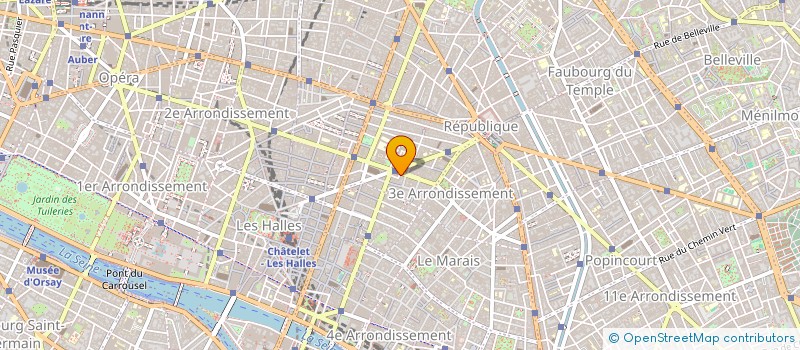 localisation de l'entreprise BAGARRE  PARIS