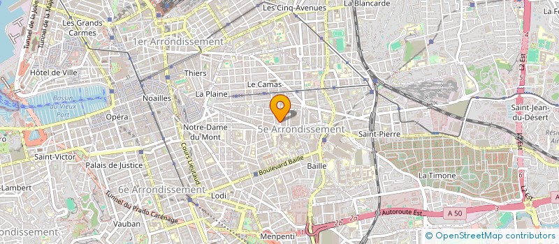 localisation de l'entreprise BAGARRE CLUB  MARSEILLE