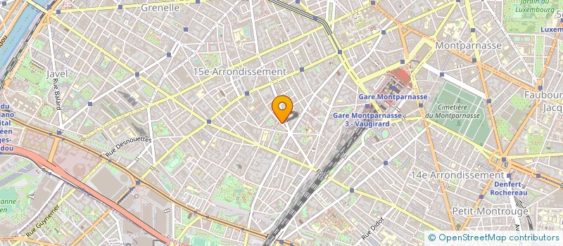 localisation de l'entreprise BAGATELLE à PARIS