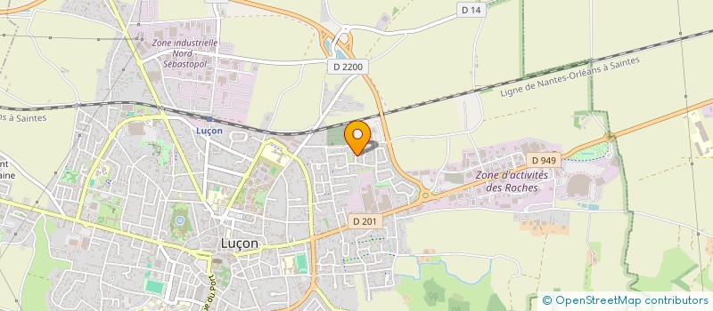localisation de l'entreprise BAGATELLE à LUCON