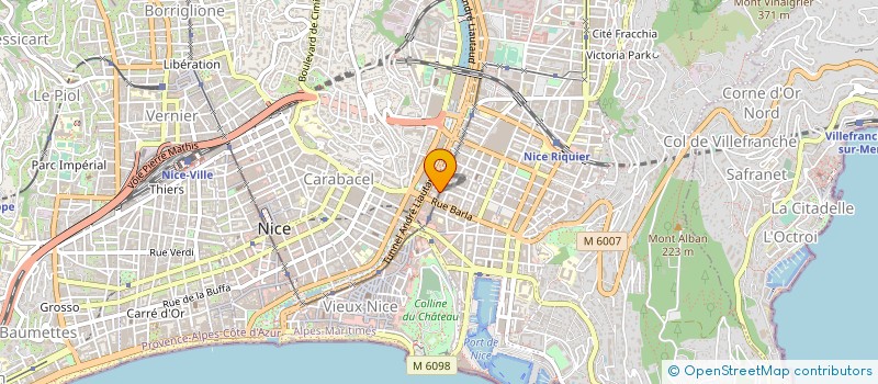 localisation de l'entreprise BAGATELLE à NICE
