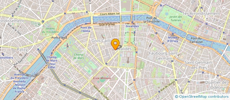 localisation de l'entreprise BAGATELLE à PARIS