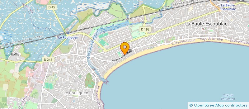 localisation de l'entreprise BAGATELLE  LA BAULE-ESCOUBLAC