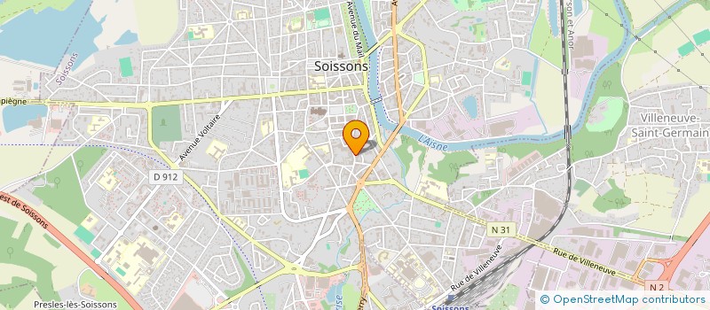 localisation de l'entreprise BAGATELLE à SOISSONS