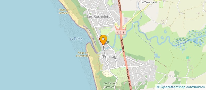 localisation de l'entreprise BAGATELLE à SAINT-BREVIN-LES-PINS