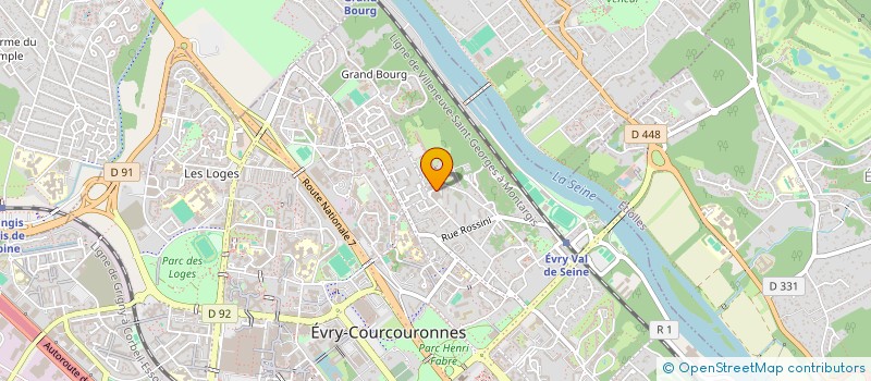 localisation de l'entreprise BAGATELLE EVRY à EVRY-COURCOURONNES