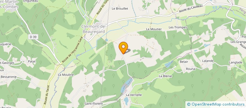 localisation de l'entreprise BAGATELLE LOUISIANA SPECTACLES  EYRAUD-CREMPSE-MAURENS