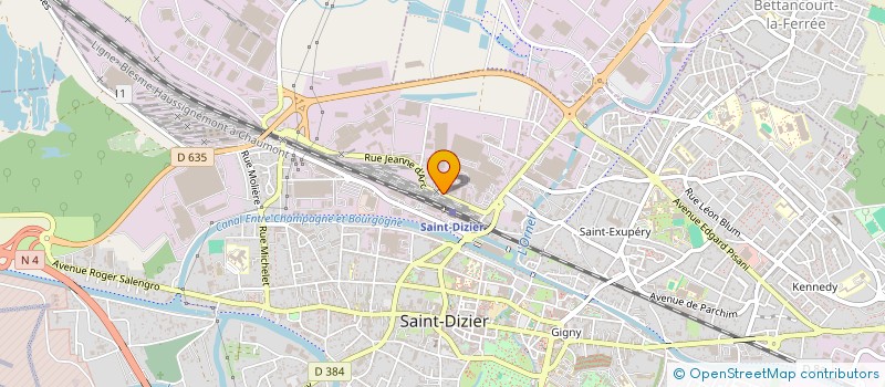 localisation de l'entreprise BAGATELLES à SAINT-DIZIER