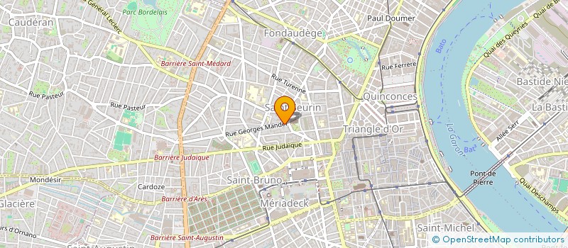 localisation de l'entreprise BAGAVI  ARTIGUES-PRES-BORDEAUX