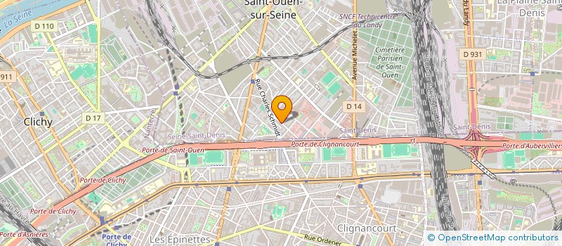 localisation de l'entreprise BAGDADI à SAINT-OUEN-SUR-SEINE