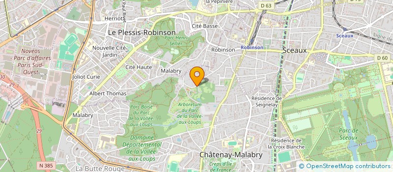 localisation de l'entreprise BAGDASSARD  CHATENAY-MALABRY