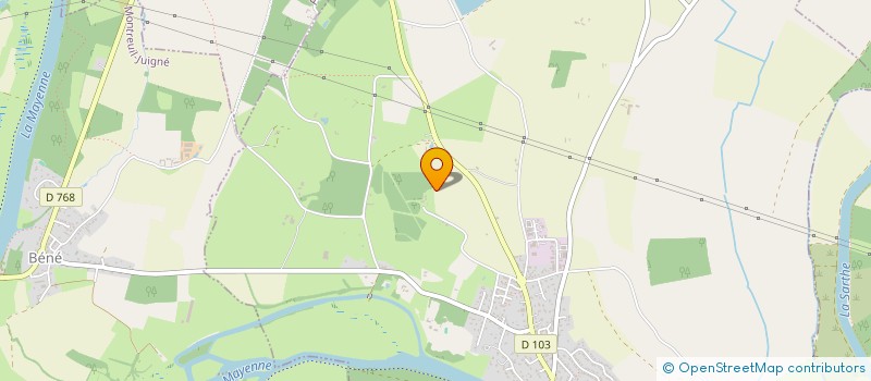 localisation de l'entreprise BAGE  CANTENAY-EPINARD