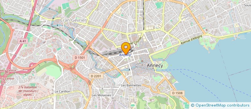 localisation de l'entreprise BAGEL ANNECY à ANNECY