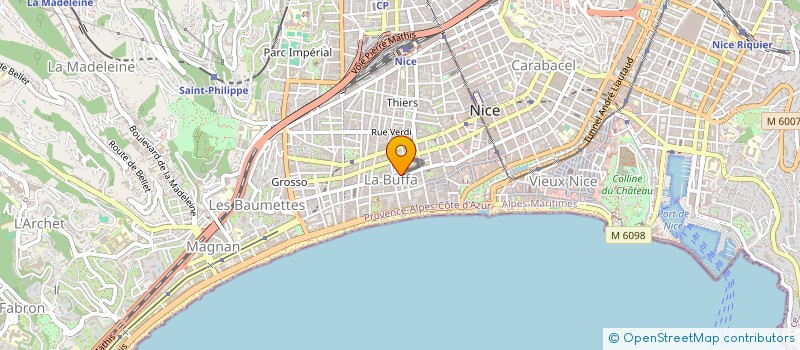 localisation de l'entreprise BAGEL COFFEE  NICE