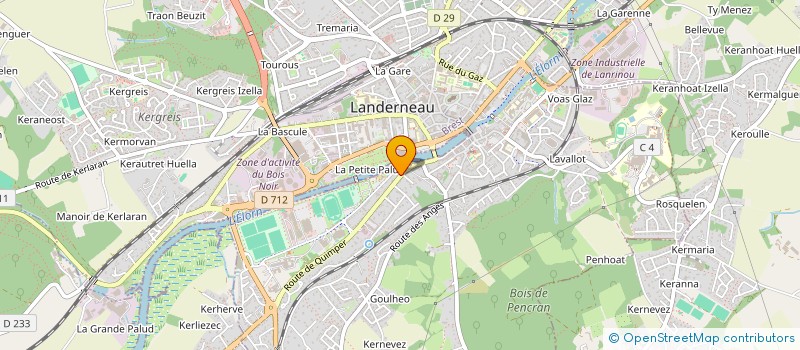 localisation de l'entreprise BAGEO  LANDERNEAU