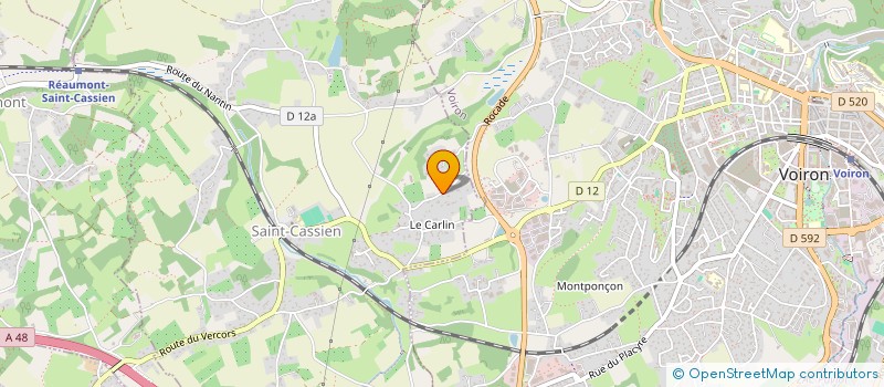 localisation de l'entreprise BAGFRADEL  SAINT-CASSIEN