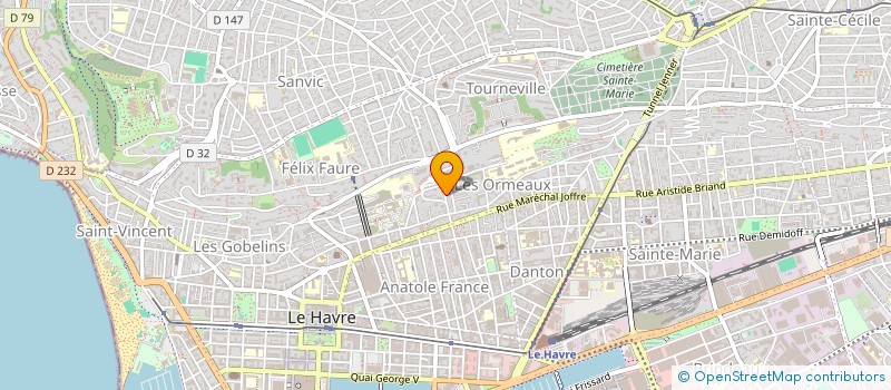 localisation de l'entreprise BAGG à LE HAVRE