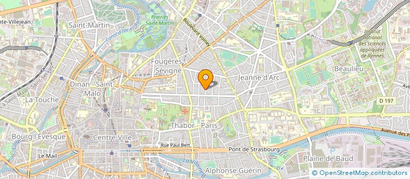 localisation de l'entreprise BAGG à RENNES