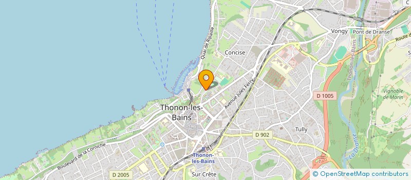 localisation de l'entreprise BAGGILIGHT à THONON-LES-BAINS
