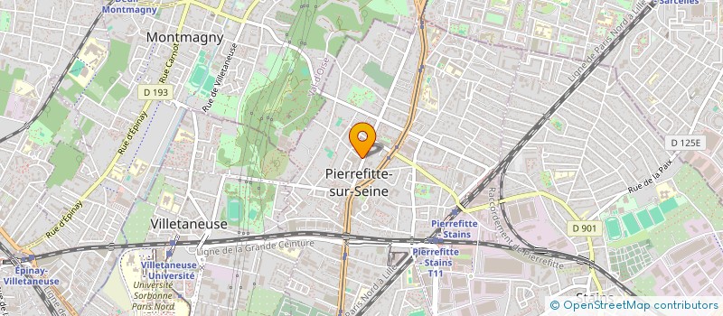 localisation de l'entreprise BAGGY AND JEANS à PIERREFITTE-SUR-SEINE