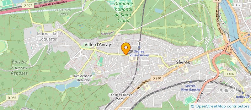 localisation de l'entreprise BAGHEERA à VILLE-D'AVRAY