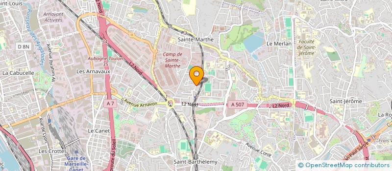localisation de l'entreprise BAGHERA DESIGN à MARSEILLE
